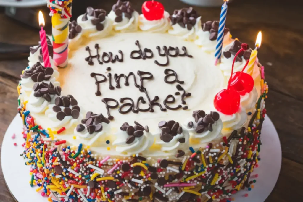 How do you pimp a packet cake?