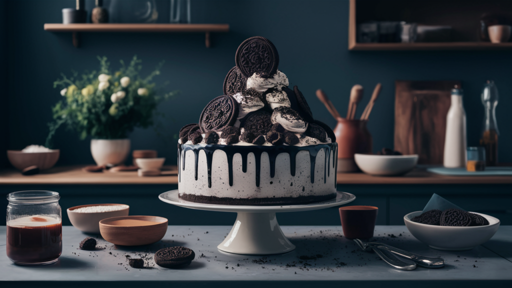 Oreo ice cream cake