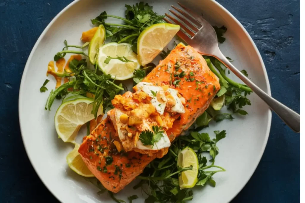 lapron creamy cilantro salmon