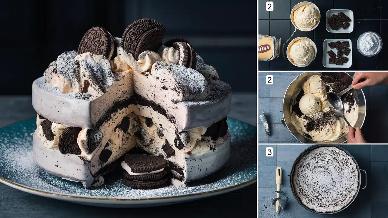 Oreo ice cream cake