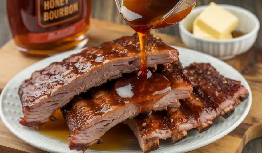 What is Honey Bourbon Sauce Made Of?