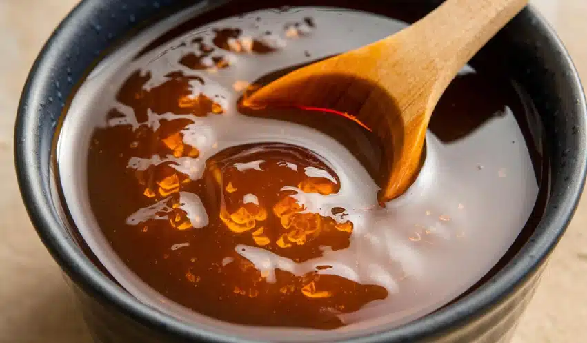 What is Honey Bourbon Sauce Made Of?