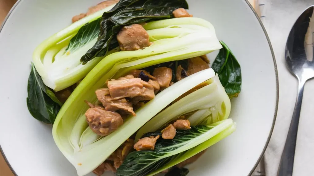 Celery bok choy spinach recipe