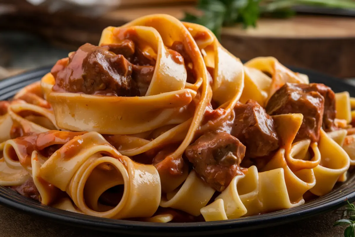 Is pappardelle thicker than fettuccine?
