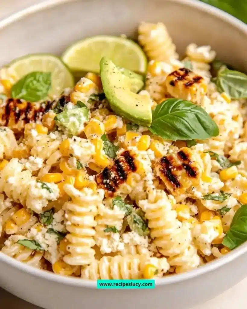 Creamy Street Corn Pasta Salad