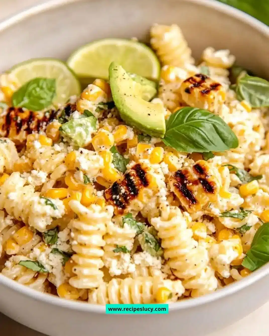 Creamy Street Corn Pasta Salad