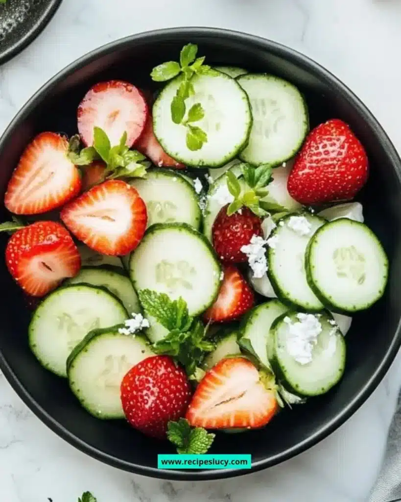 Cucumber Strawberry Salad