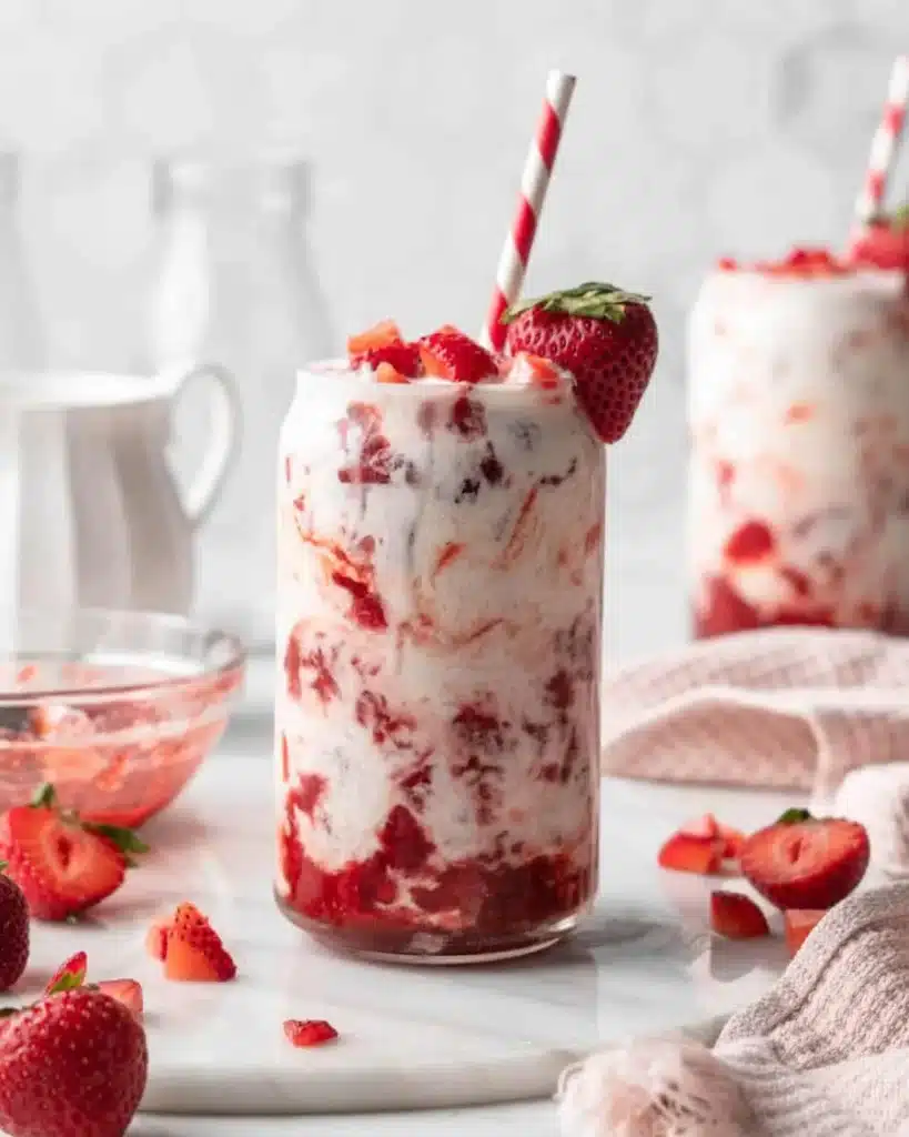 Korean Strawberry Milk