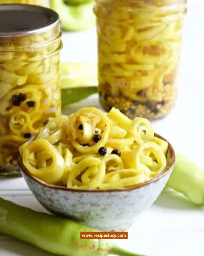 Sous Vide Pickled Banana Peppers