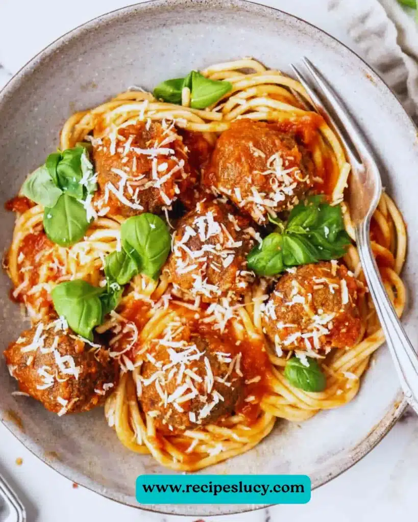 Vegan Spaghetti and Meatballs