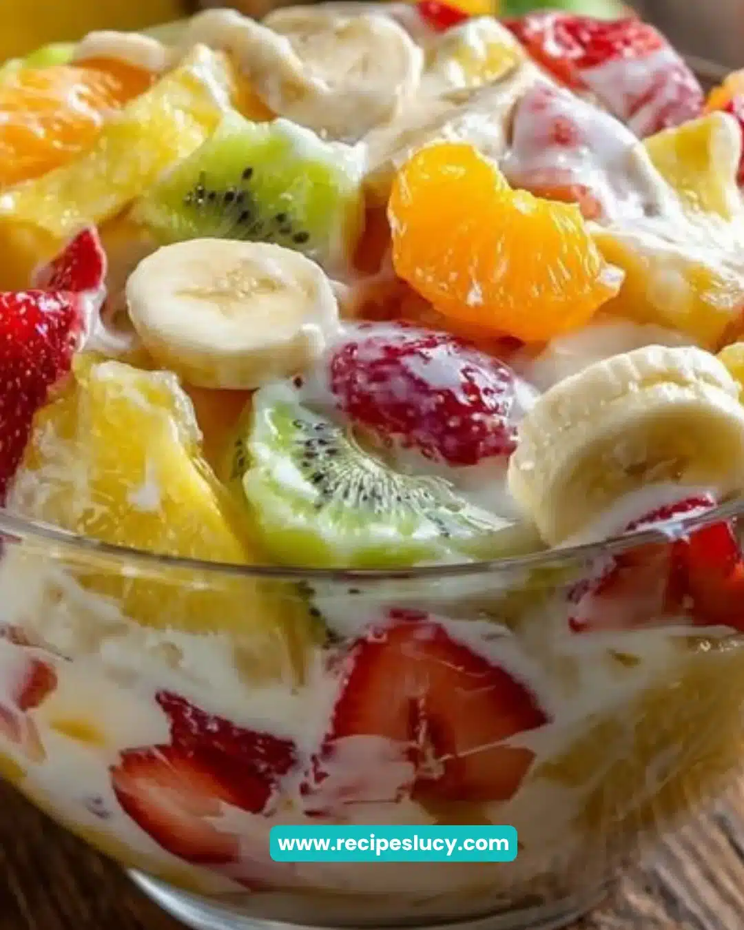 creamy fruit salad