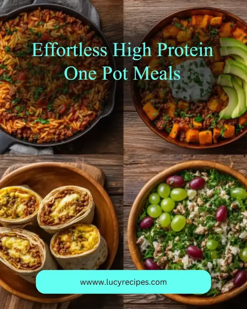 Effortless high protein one pot meals for quick and nutritious dinners
