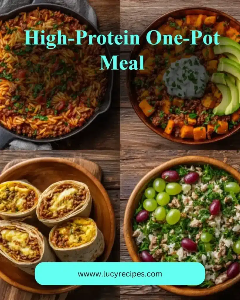 High-protein one-pot meal with chicken and vegetables