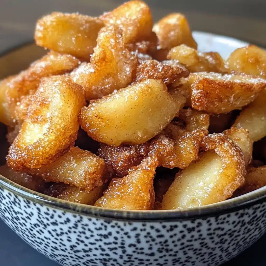 Delicious Southern Fried Apples served in a skillet with caramelized sugar