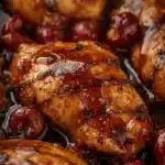 Savory balsamic cranberry chicken skillet ready in 25 minutes for easy weeknight meals.