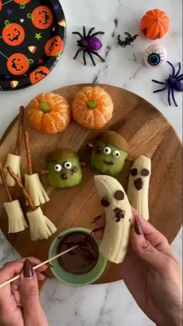 Delicious traditional Halloween food including spooky treats and recipes