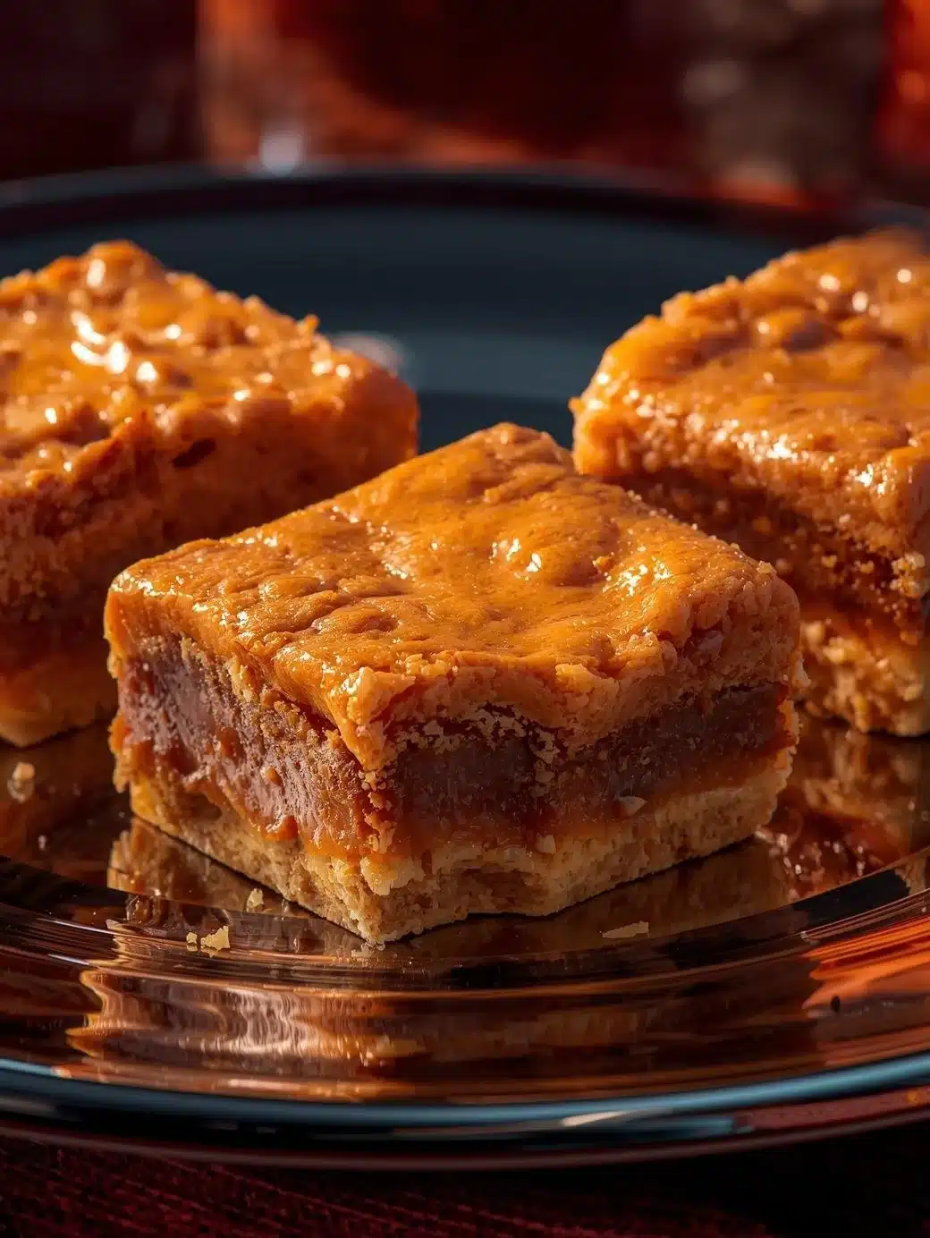 Deliciously baked pumpkin pie bars topped with whipped cream