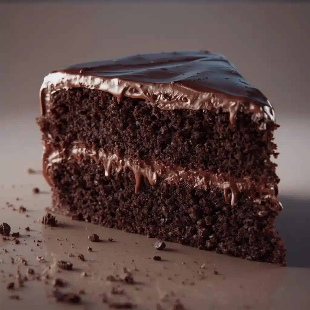 Delicious American Signature Chocolate Cake with rich chocolate frosting