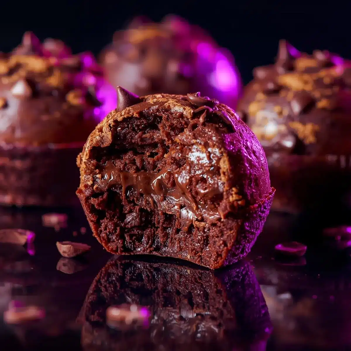 Delicious banana truffles made with chocolate and ripe bananas