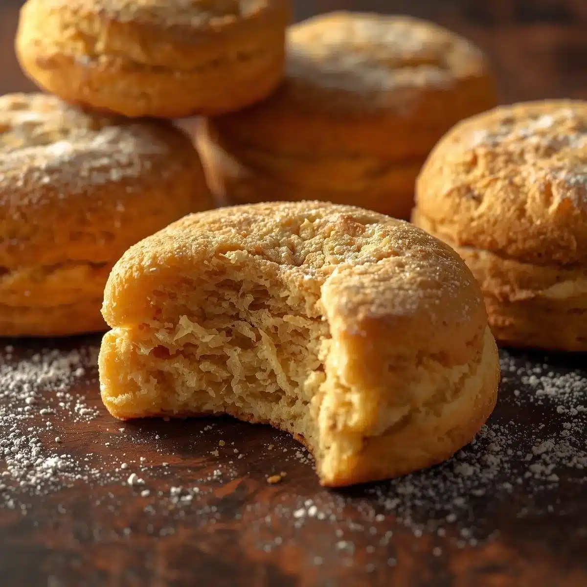 Healthy breakfast protein biscuits for a nutritious start to your day.