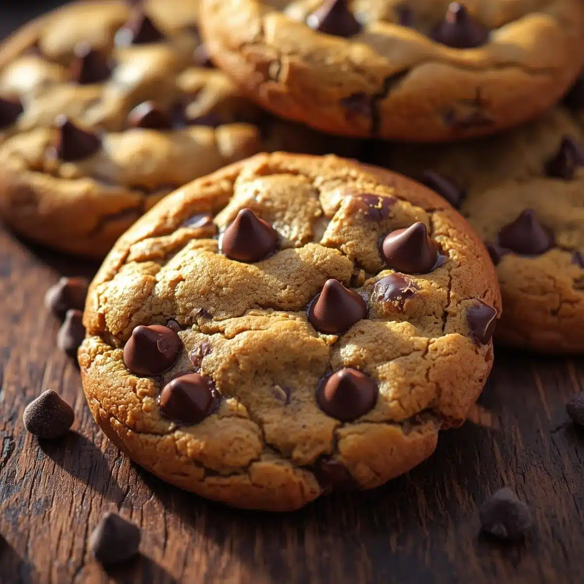Delicious homemade chocolate chip cookies fresh from the oven