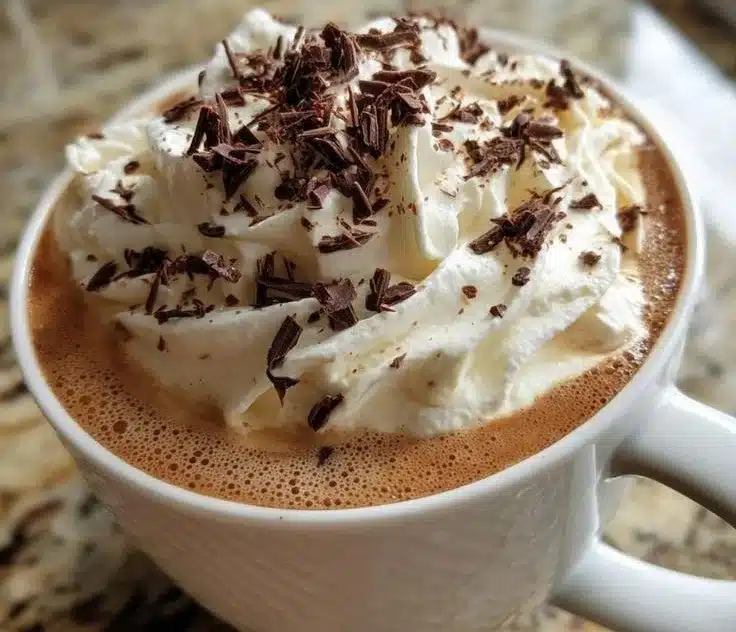 Festive Christmas Cafe Drink with seasonal flavors