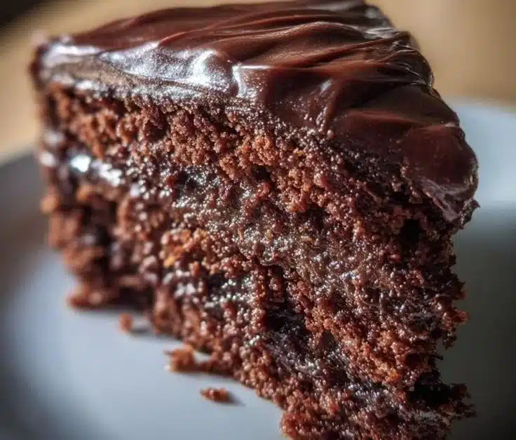 Delicious Christmas Chocolate Cake adorned with festive decorations