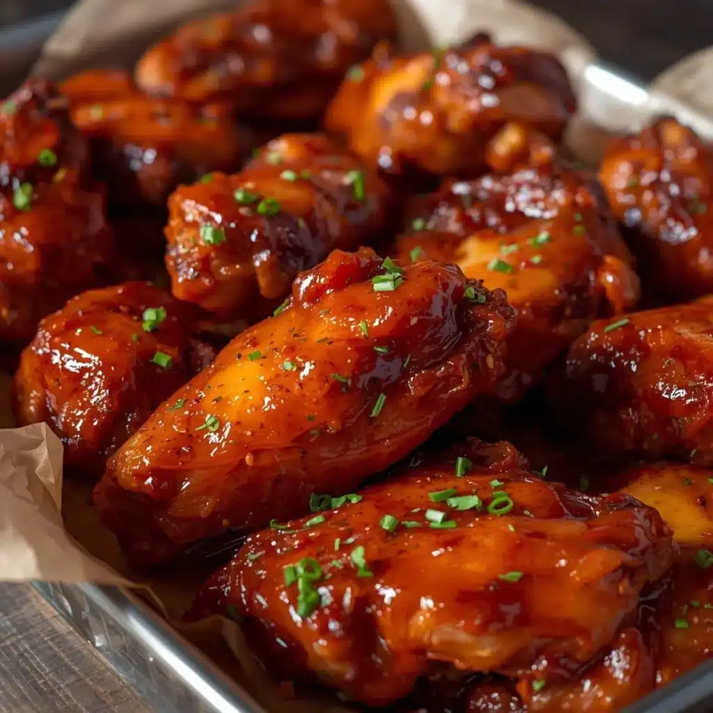 Delicious Cowboy Butter Chicken Wings served on a platter.