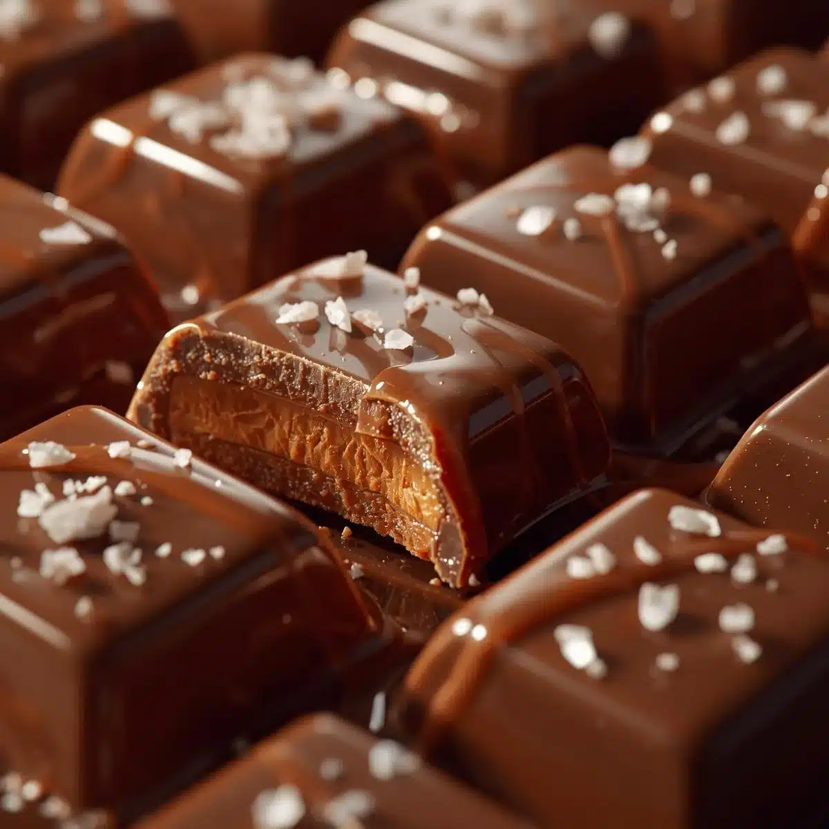 Decadent salted caramel chocolate dessert with rich flavors and sweet-salty balance