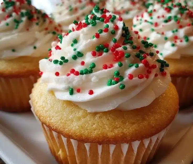 Deliciously decorated easy Christmas cupcakes for festive celebrations