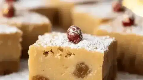 Delicious homemade Colombian Natilla dessert garnished for holiday celebrations.