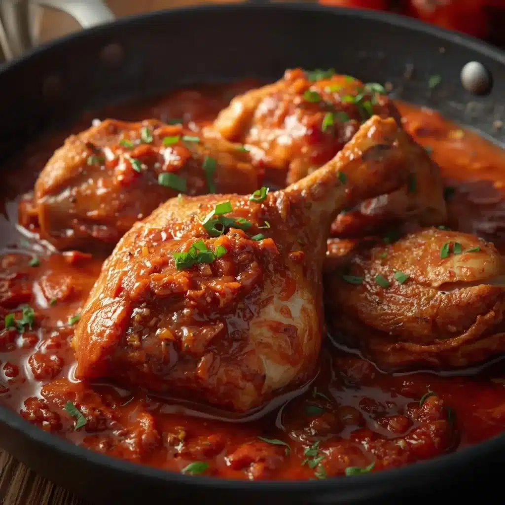 A delicious plate of Marry Me Chicken with herbs and creamy sauce