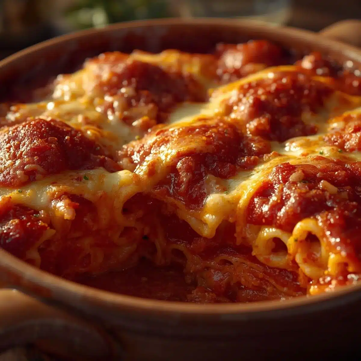 Delicious no boil lasagna with layers of cheese, meat, and sauce ready to serve.