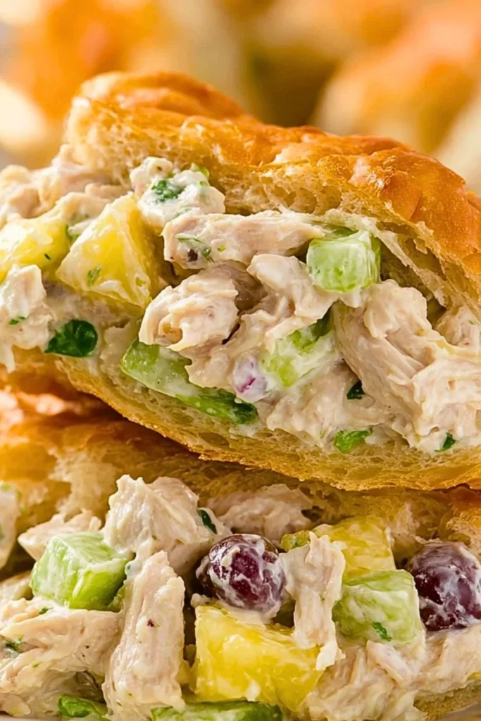 Delicious Pineapple Chicken Salad served in a bowl with vibrant ingredients