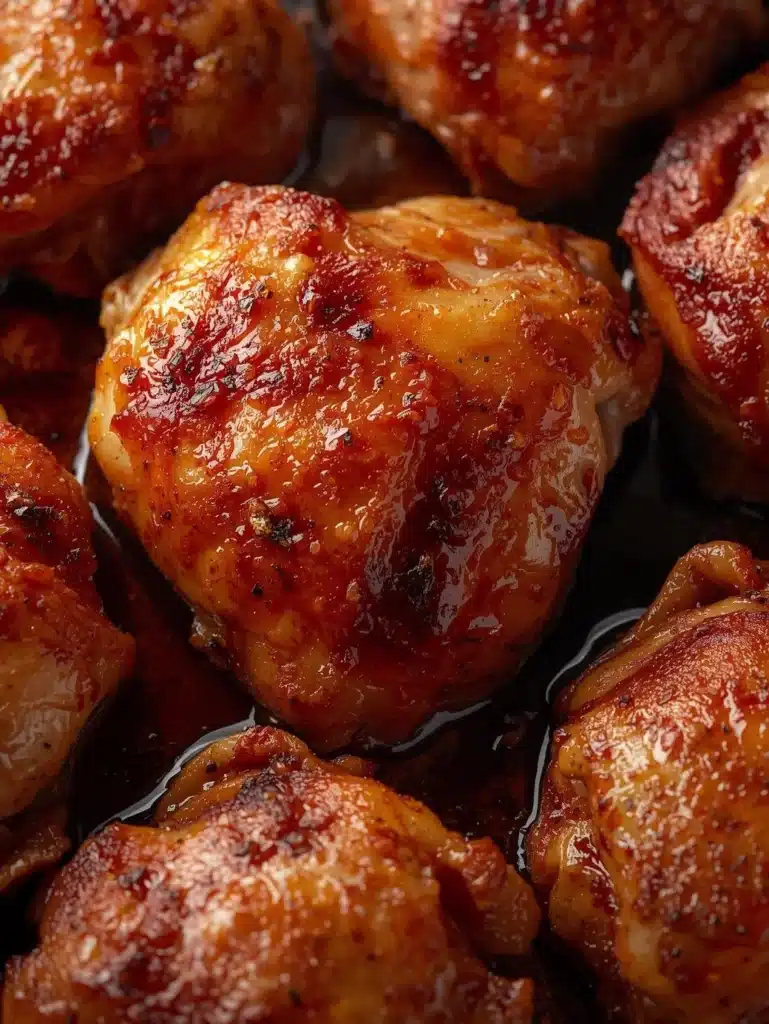 Deliciously seasoned Ranch Chicken Thighs ready to serve.