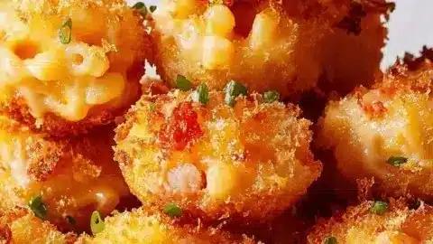 Savory lobster mac and cheese bites for a cozy night in