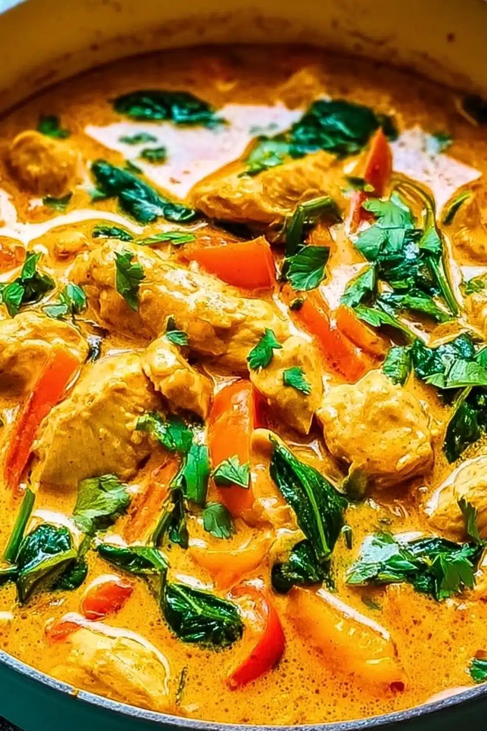 Delicious Thai Chicken Coconut Curry with vibrant flavors and creamy sauce