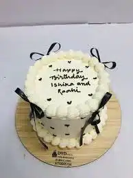 Beautifully decorated birthday cake showcasing an aesthetic design.