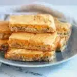 Delicious breakfast casserole made with crescent rolls, eggs, and cheese