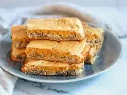 Delicious breakfast casserole made with crescent rolls, eggs, and cheese