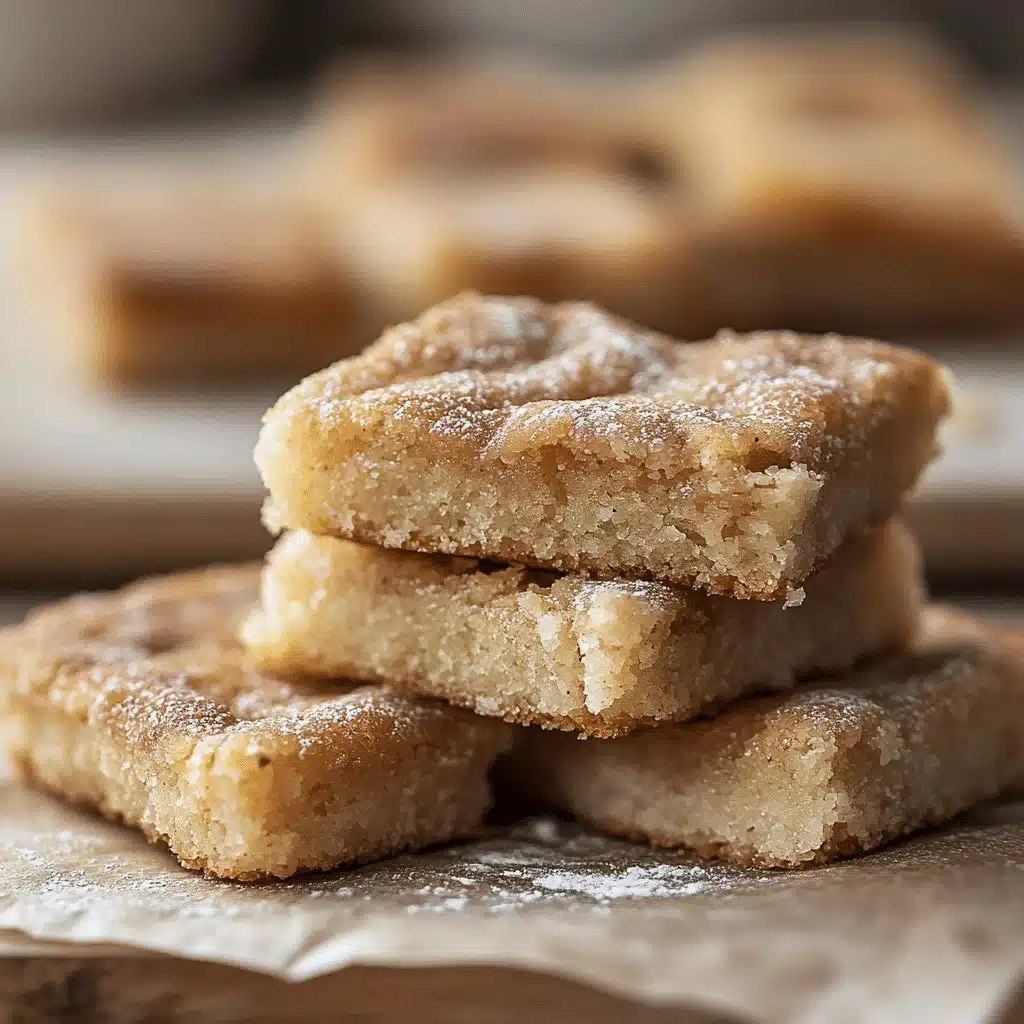 Freshly baked cinnamon sugar blondies topped with honey.
