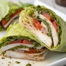 Italian Lettuce Wraps with fresh ingredients and savory fillings