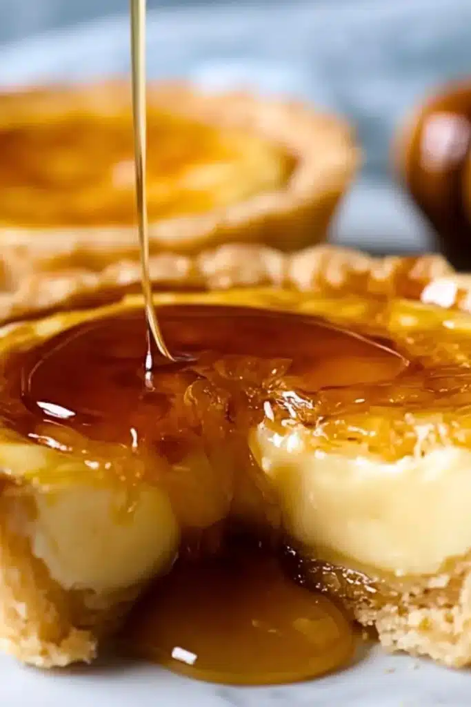 Delicious maple brown butter tartlets baked to perfection.