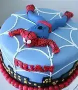 Delicious Spiderman Cake decorated with vibrant colors and superhero theme