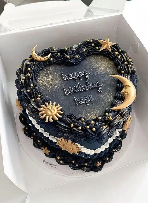 Delicious Buttercream Cake decorated with pastel colors and fresh flowers