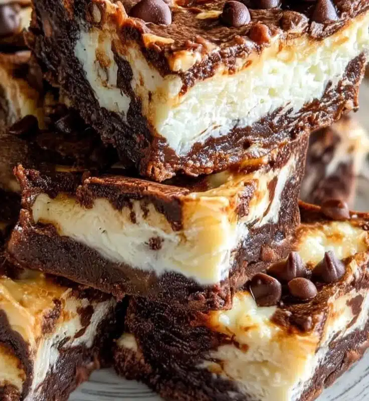 Delicious Cottage Cheese Protein Brownies on a plate, healthy dessert option