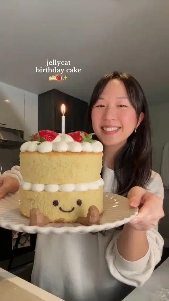 Adorable Jellycat Birthday Cake plush toy for celebration and gifts.