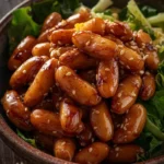 Miso Sesame Bean Salad with colorful beans and sesame dressing.