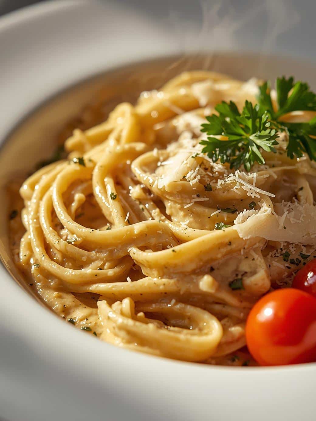 One Pot Creamy Garlic Pasta