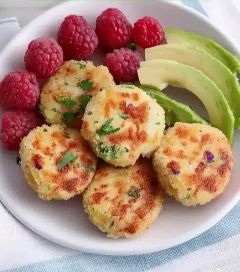 Delicious Chicken and Broccoli Nuggets served on a plate